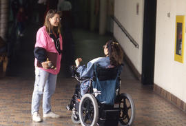 Photograph of Two Students Talking