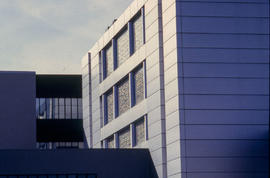 A photograph of the exterior of Building NX and Building H