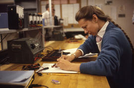 Photograph of Electrical technology student