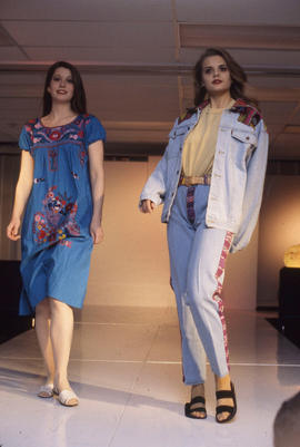 Photograph of Fashion Students Walking Down the Runway