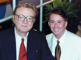 Photograph of Steve Allen and Mark Breslin