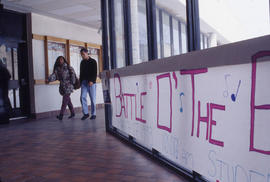 Photograph of a SAC Sign In The Hallway