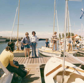 Photograph of students at Humber Sailing school