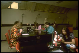Photograph of Health Sciences Students in an Anatomy Class