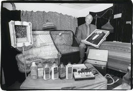 Photograph of Paul Faris In An Industry Related Musuem