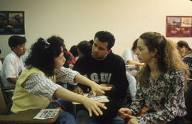 Photograph of Students Talking in a Group