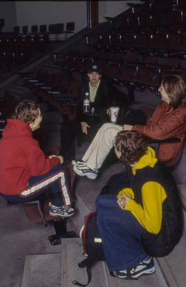 Photograph of students in North campus Lecture Theatre