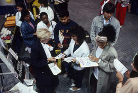 Photograph of student services fair