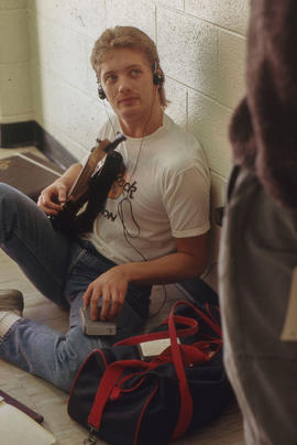 Photograph of student from the music programme