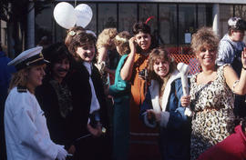 Photograph of students in costumes