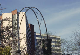 Photograph of a view of Humber residence buildings