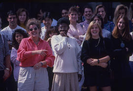 Photograph of Students at the Sailing Along with SAC Event