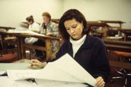 Photograph of a Design Foundations student