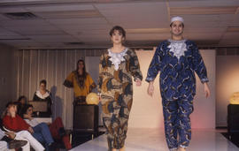 Photograph of Fashion Students Walking Down the Runway