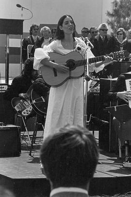 Photograph of Mary Ketchun performing at the North convocation