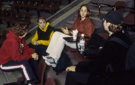 Photograph of students in North campus Lecture Theatre