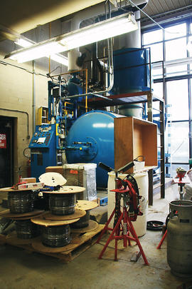 Photograph of a heating plant