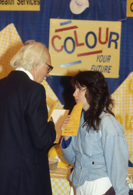 Photograph of orientation fair