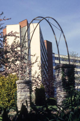 Photograph of a view of Humber residence buildings