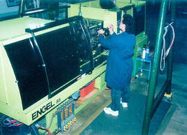 Photograph of an Engel 85 - injection molding machine
