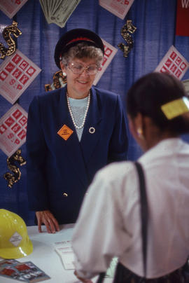 Photograph of the Student Awards Program at the information and orientation event