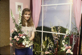 Photograph of a Retail Floriculture Student's Project Set Up