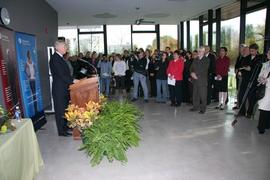 Mayor David Miller at Ecology Centre opening : [photograph]
