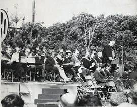Photograph of the first convocation at North campus