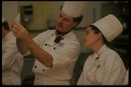 Photograph of hospitality students and instructor