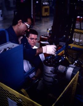 Photograph of an Instructor and student
