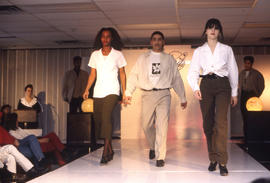 Photograph of Fashion Students Walking Down the Runway
