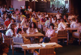 Photograph of orientation event in the Humber Room
