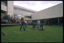 Photograph of a Log Throwing Event
