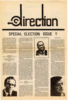 "Direction" : [special election issue]