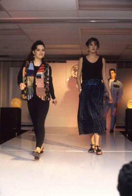 Photograph of Fashion Students Walking Down the Runway