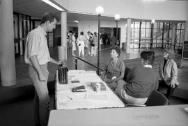 Photograph of author Michael Helm at the creative writing workshop
