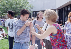 Photograph of students at SAC event