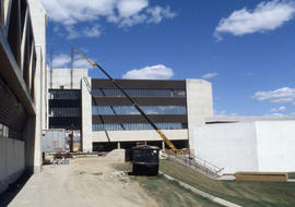 Photograph of a building construction at North