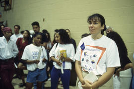 Photograph of Heather Howe at Orientation