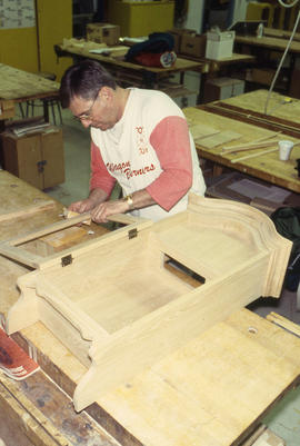 Photograph of a Cabinet Making / Woodworking student