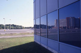 A photograph of the windows of Building M