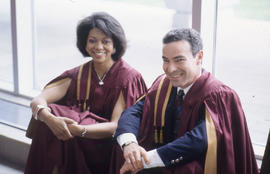 Photograph of Graduates Waiting to Get Their Certificates