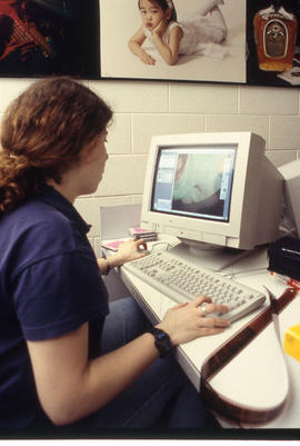 Photograph of a student in the Creative Photography program