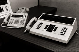 Photograph of telephony machines