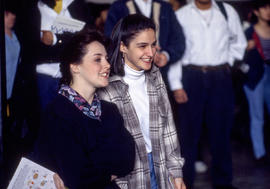 Photograph of two students enjoying Humber Nutrition Week