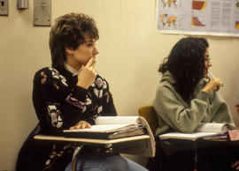 Photograph of students at a lecture
