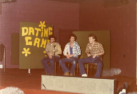 Photograph of student participants in the dating game