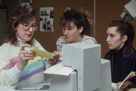 Photograph of Hotel and Restaurant training using customer billing equipment