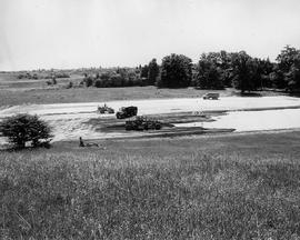 Photograph of the Equine Centre construction