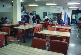 Photograph of Students in the Keelesdale Cafeteria